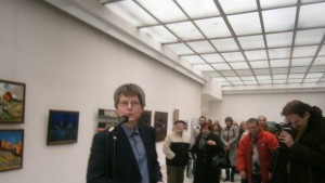 Откриха Коледната изложба в Художествена галерия Владимир Димитров Майстора