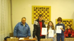 Коледният турнир по шахмат на ОДК бе спечелен от Мориа