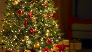 Стефан Стамболов накичва първата коледна елха в частен дом