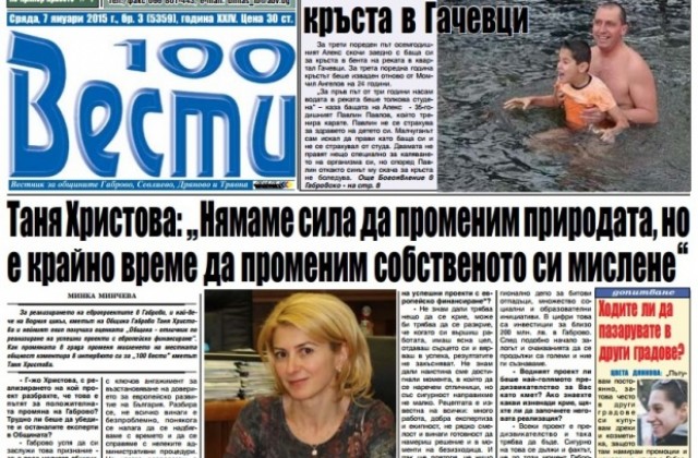 Не можем да променим природата, но можем да променим собственото си мислене