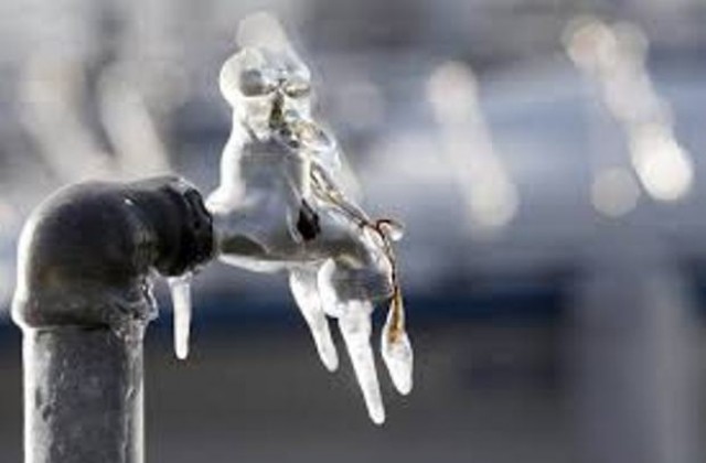 Вземете мерки срещу замръзване на водните инсталации и водомерите, призоваха от фирма ВиК
