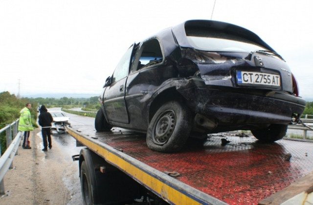 7 ранени при катастрофи в Пловдивско за ден