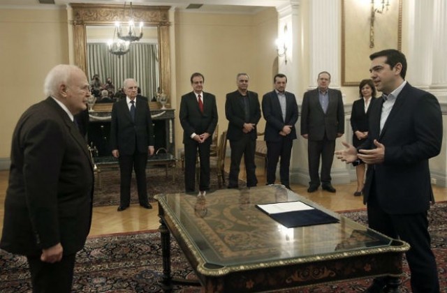 Алексис Ципрас положи клетва като премиер на Гърция