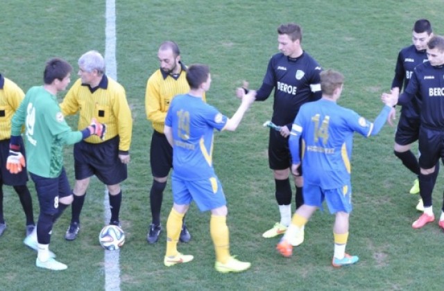 Берое с равенство в първата контрола в Турция