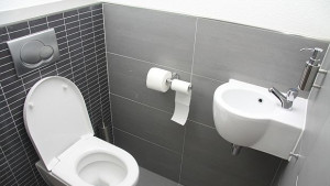 Портативен писоар се пригажда към всяка тоалетна чиния