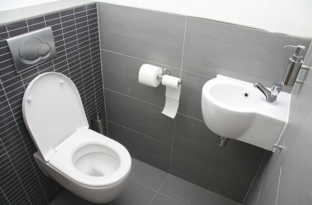 Портативен писоар се пригажда към всяка тоалетна чиния