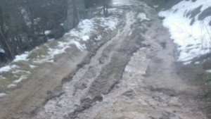 Единствената улица в Долна Козница е в изключително лошо състояние