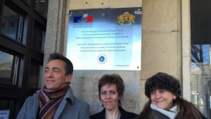 Езиковата гимназия със сертификат за отлично преподаване на френски език