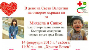 Младежи от БЧК в Елена с благотворителна акция