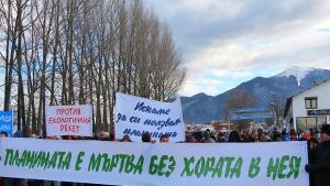 Пореден протест за втори лифт в Банско