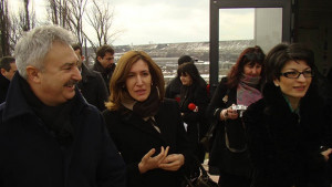 Канят министър Ангелкова и световния шампион Марк Жирардели на ски