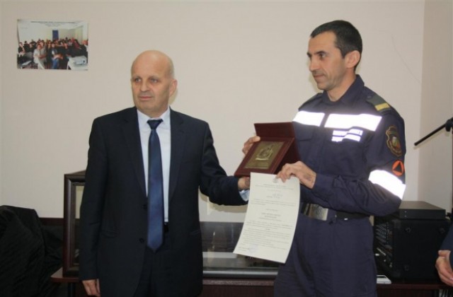 Старозагорският Пожарникар на годината с награда и от областния