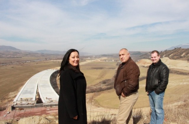 Премиерът Борисов направи инспекция на АМ „Струма“, от Дупница до Благоевград