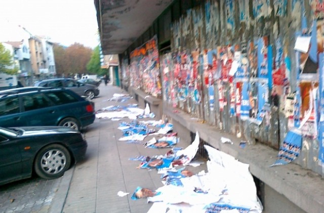 Солените глоби стряскат желаещите да лепят реклами по стълбове и дървета