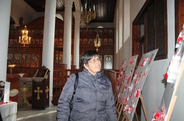Изложба с мартеници откриха в църквата Св. Св. Константин и Елена на Одрин