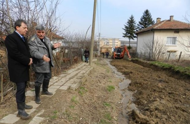 Геодезически оглед на свлачищните райони в село Симеоново