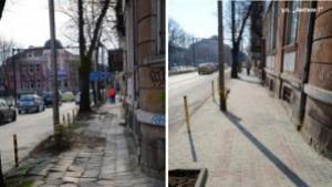 Готов е новият тротоар на ул Антим I