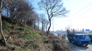 Продължава почистването на терени по пътя за Златни пясъци СНИМКИ