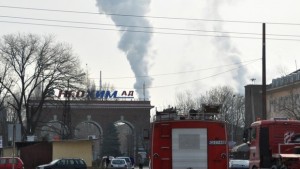Пожар в цеха на амоняк на торовия завод в Димитровград