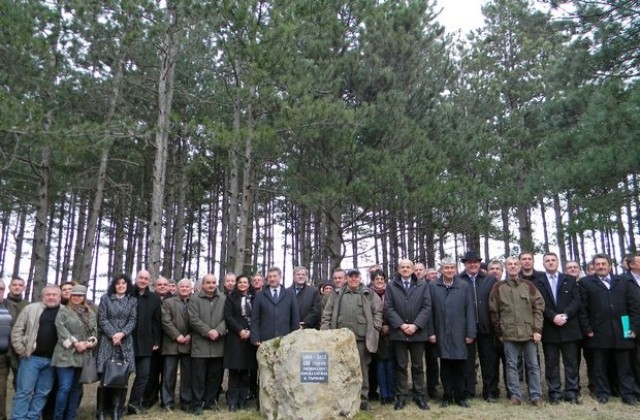 В Седмицата на гората откриха паметна плоча за 135- годишнината на горската служба във В. Търново