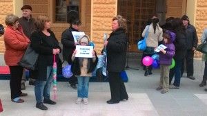 Тих митинг на родители на деца с увреждания