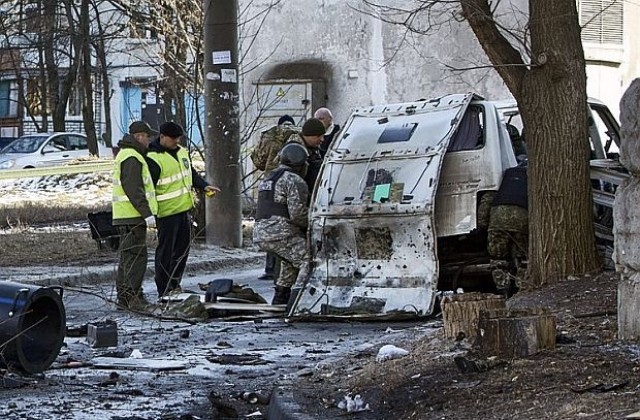Експлозия в центъра на Харков, води се разследване за тероризъм