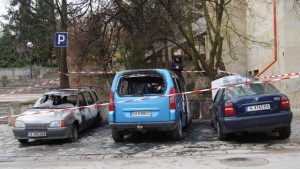 Изгоряха 4 автомобила в Шумен