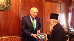 Васил Антонов се срещна с Вселенския патриарх Вартоломей I