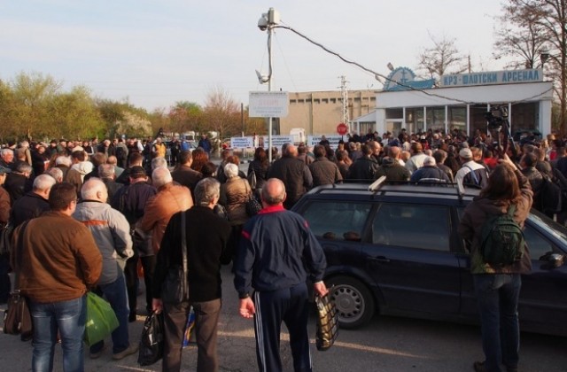 400 работници на ТЕРЕМ блокираха пътя Варна-Белослав