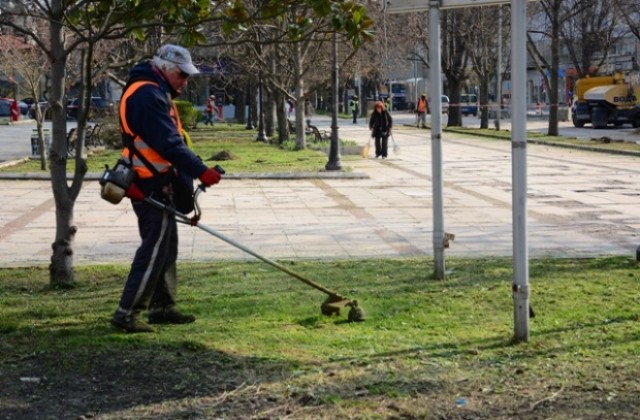 Почистват Морската градина и пръскат срещу кърлежи