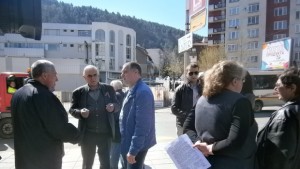 Адвокати от Кюстендил се събраха в знак на подкрепа за