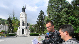 Символично погребват свободата на словото във Велико Търново