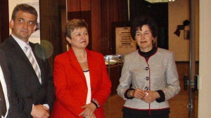 Кристалина Георгиева откри изложба посветена на прадядо й Иван Кършовски