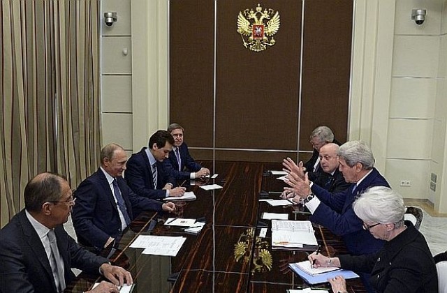 Владимир Путин и Джон Кери разговаряха четири часа (СНИМКИ)