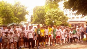 Петгодишният Марти бе наймалкият участник в масовото бягане