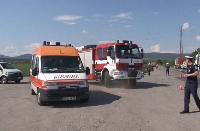 Катастрофа задръсти магистрала Тракия при Пазарджик
