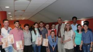 Ректорът на РУ награди чуждестранни студенти