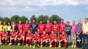 Снежана Данева приветства футболистите на Ресен