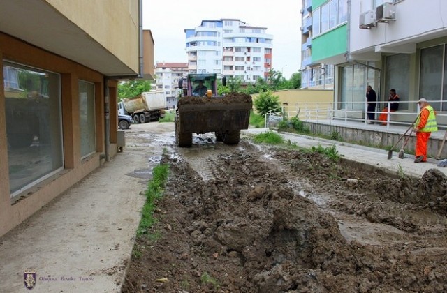 Започна изграждането на улица Серес във В. Търново