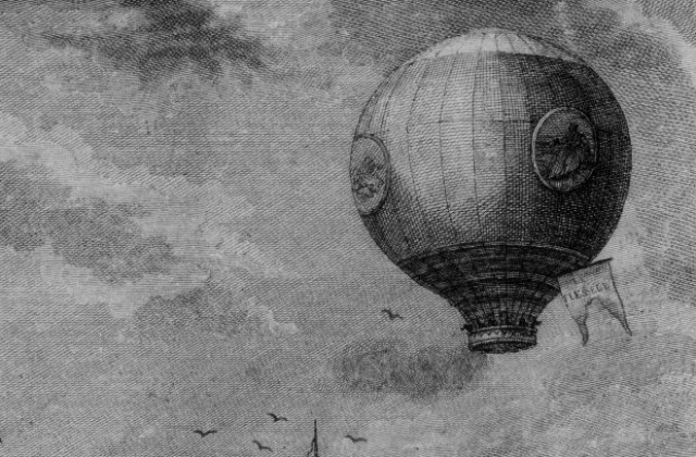 4 юни: Братя Монголфие демонстрират своя балон с горещ въздух ...