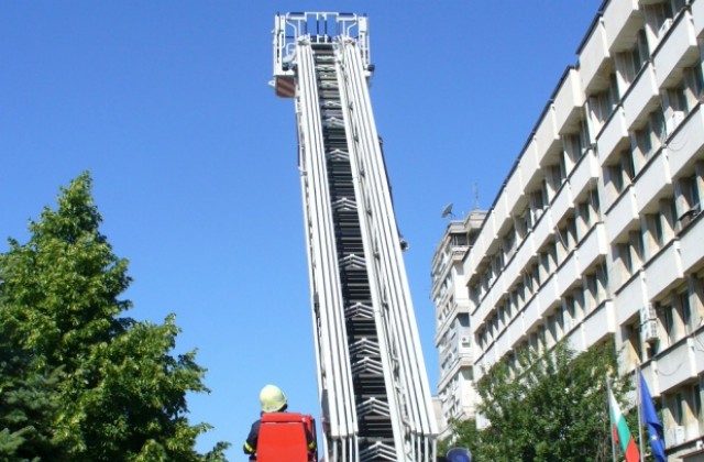 Пожар в сградата на ОД на МВР- Кюстендил