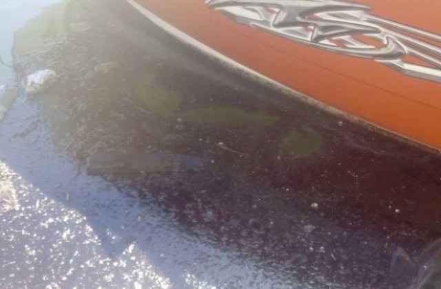 Нефтен разлив край Пристанище Варна