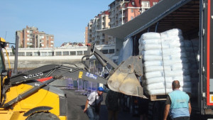 Пристигнаха материалите за новата лекоатлетическа писта на Ивайло