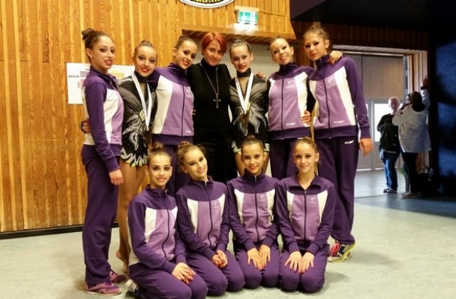 Две момичета на Етър Елит с бронз от световното по естетическа гимнастика