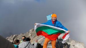 Йордан Грозданов за втори път покори планината на боговете Олимп