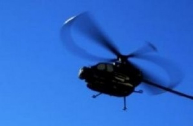 БЧК ще спасява удавник с хеликоптер