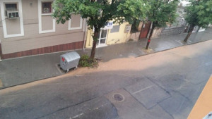 Наводнени мазета след обилния дъжд