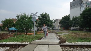 Възстановен е пешеходния прелез през жп линията във Враца