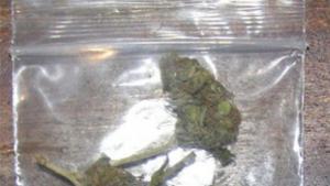 Момче се стресна от полицаи и захвърли пликче с марихуана