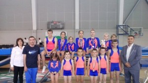 Евротрамп с 9 медала от Държавното първенство по скокове на